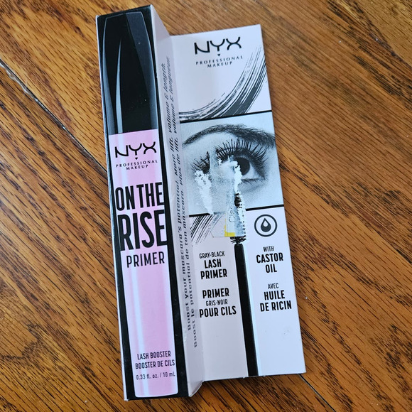 NYX On The Rise Primer Lash Booster Gray-Black Lash Primer w/ Castor Oil OTRLB01 - Picture 1 of 6